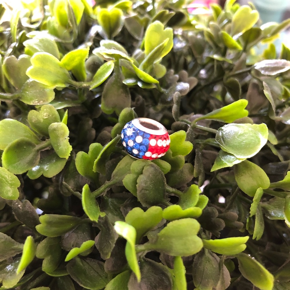 Red, White, & Blue Pandora Charm